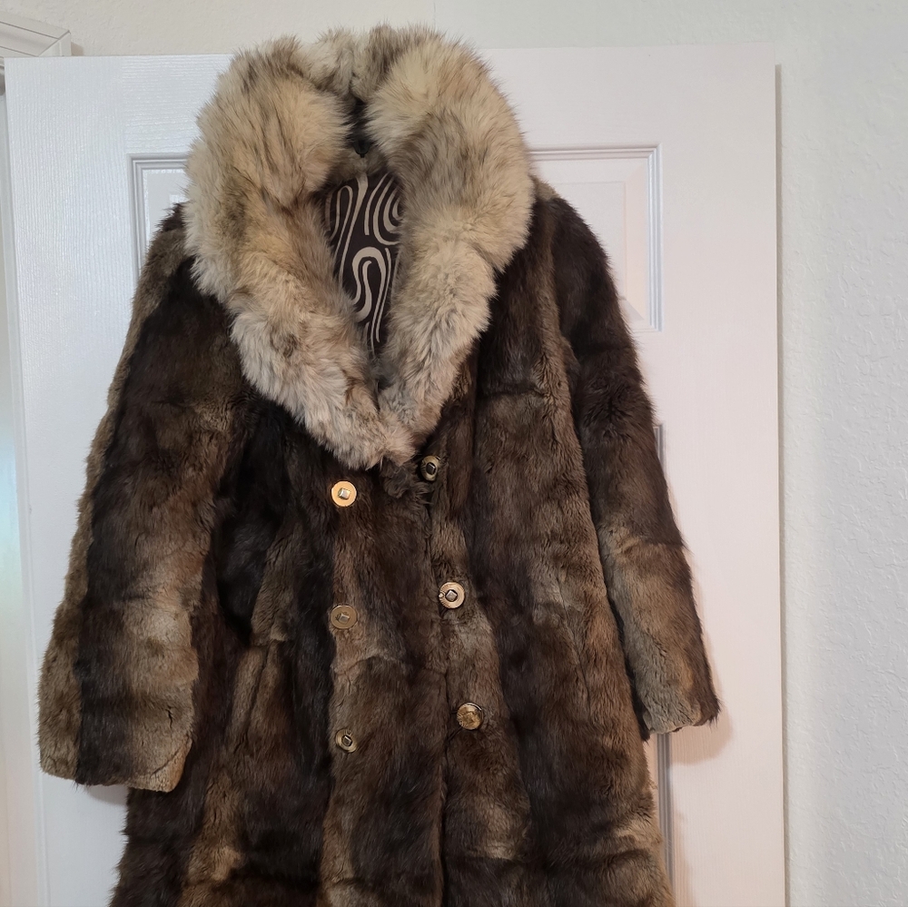 Luxurious Brown Fur Coat